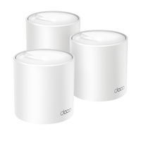 TP-Link Deco X50, three units — pack-selector icon on dark background