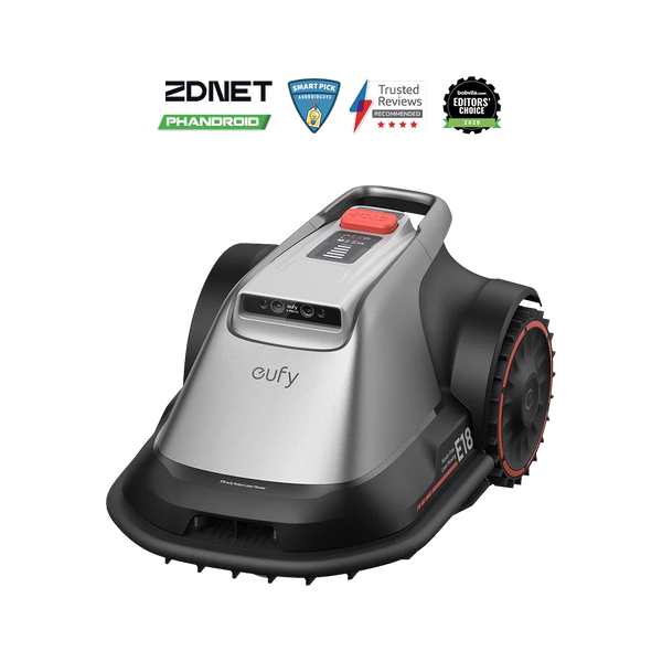 eufy E18 Robot Lawn Mower 1200, Grey - official product image