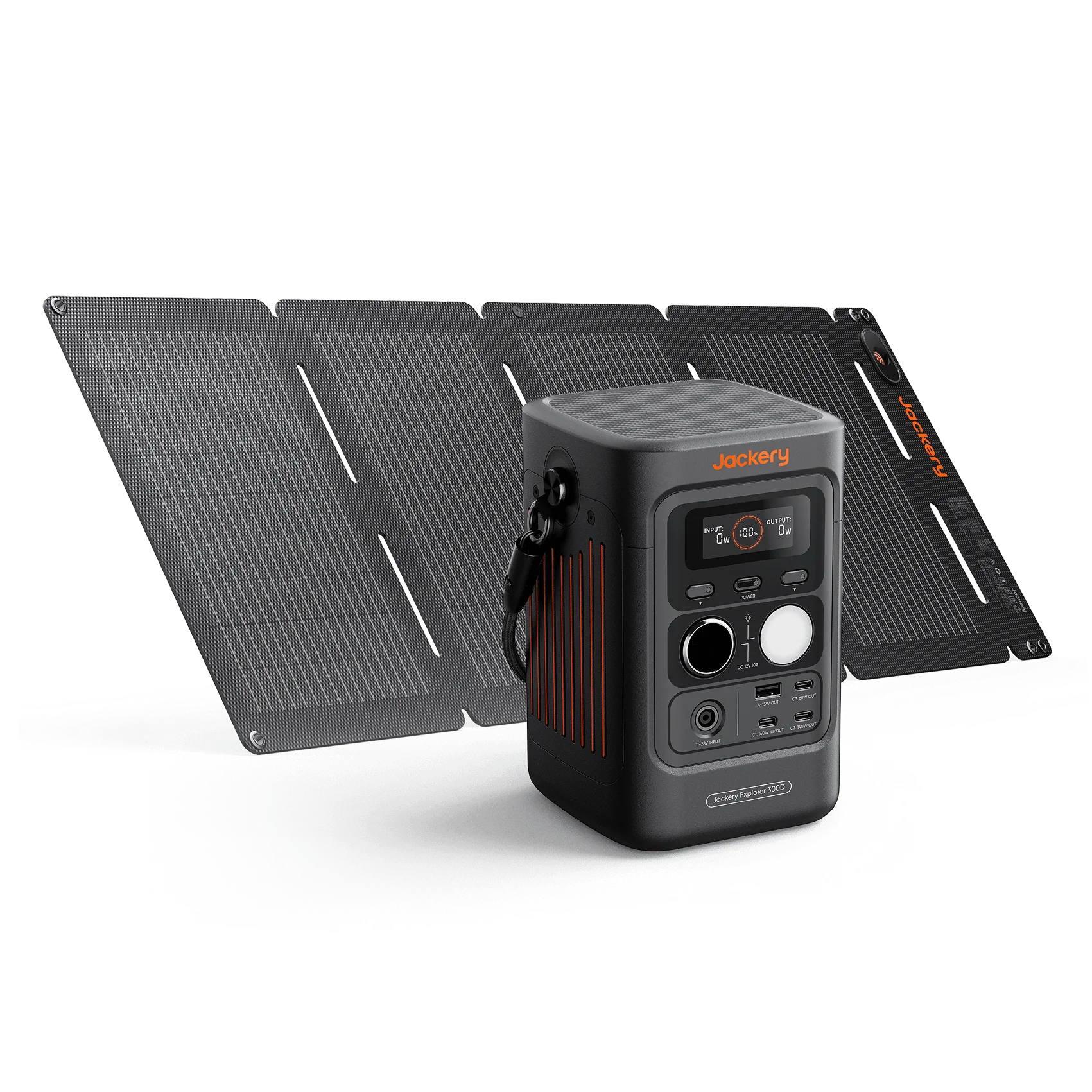 Jackery Explorer 300D + SolarSaga 40W Air Solar Generator Bundle product image