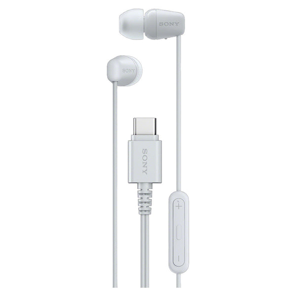Sony IER-EX15C USB-C Wired In-Ear Earphones - White - hero view