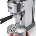 De'Longhi Dedica Duo with Advanced Milk Steam Wand & Cold Brew Option - Stainless Steel