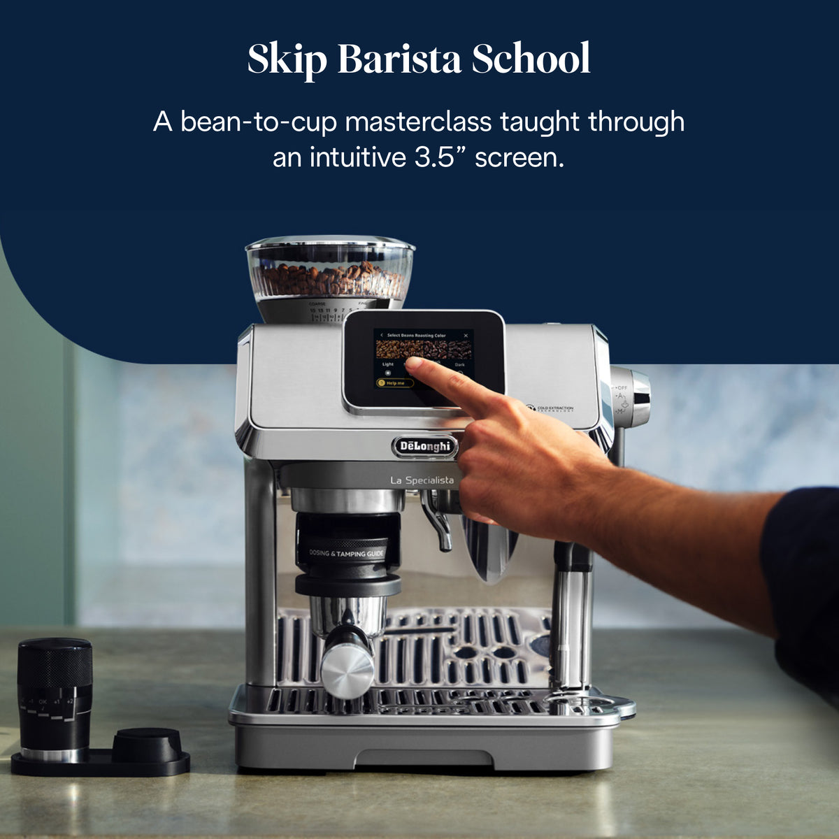 De’Longhi La Specialista Touch Manual Coffee Maker – view 3