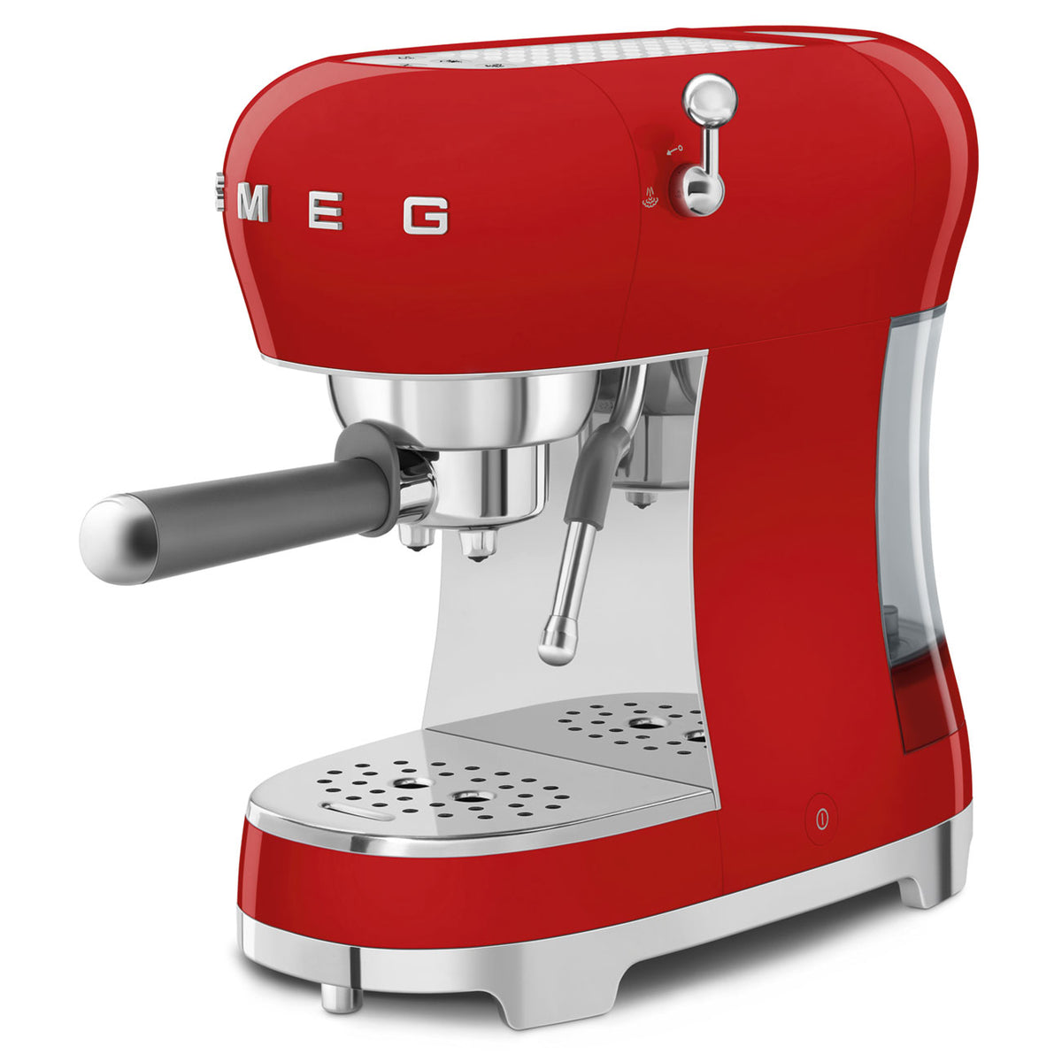 Smeg 50s Style Espresso Coffee Machine - Red | ECF02RDUK