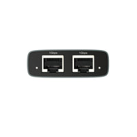 TP-Link EH210 1 to 2 Gigabit Ethernet Splitter — back view showing two RJ45 output ports