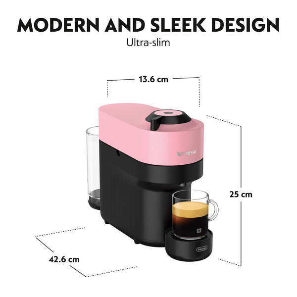 De’Longhi Nespresso Vertuo Pop Capsule Coffee Machine - Pink | ENV90.P