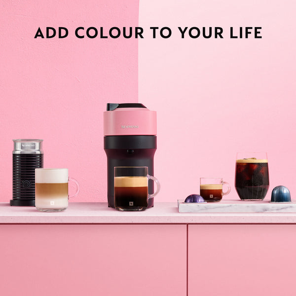 De’Longhi Nespresso Vertuo Pop Capsule Coffee Machine - Pink | ENV90.P