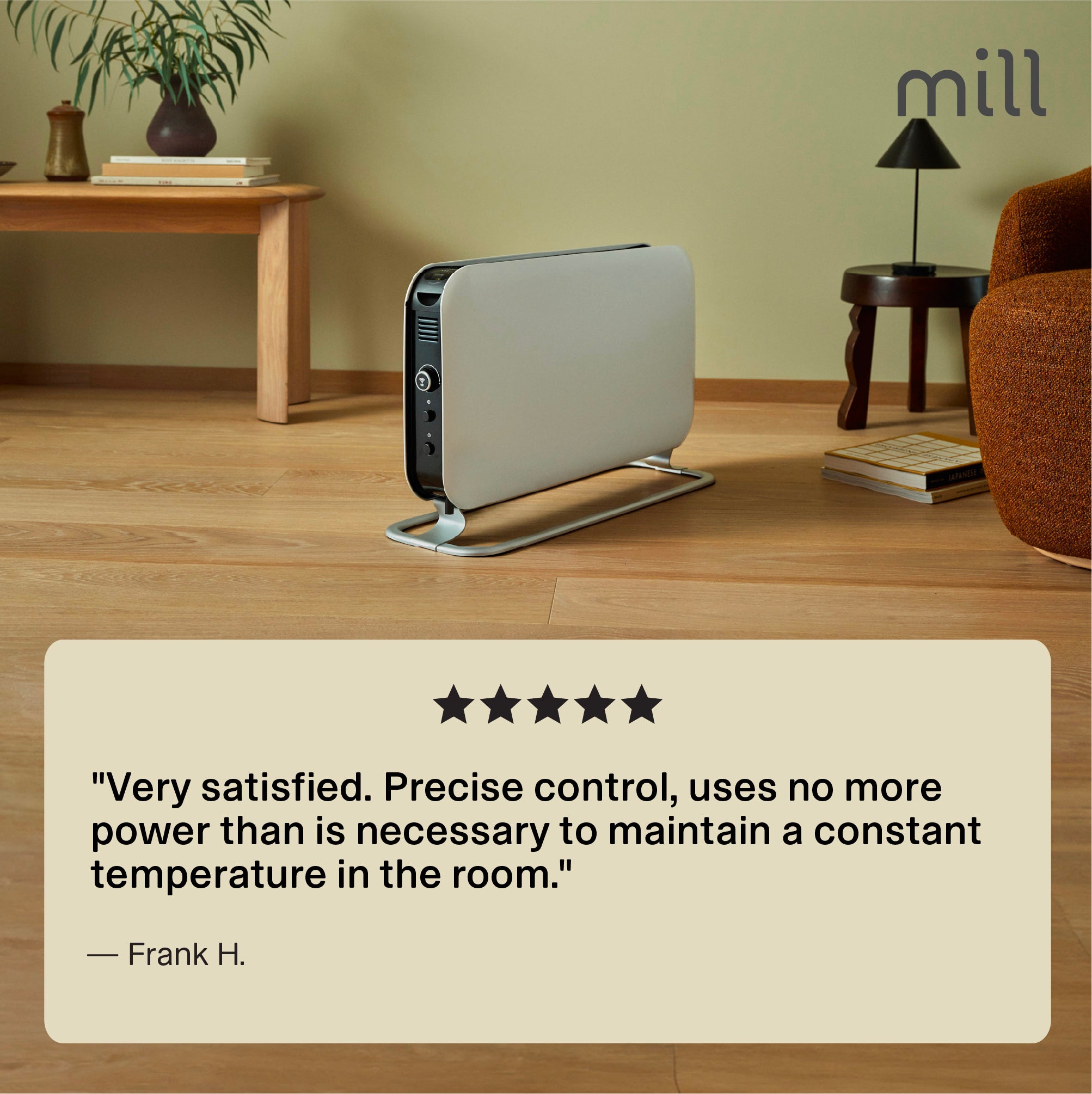 Mill WiFi Portable Heater 1200W White product image