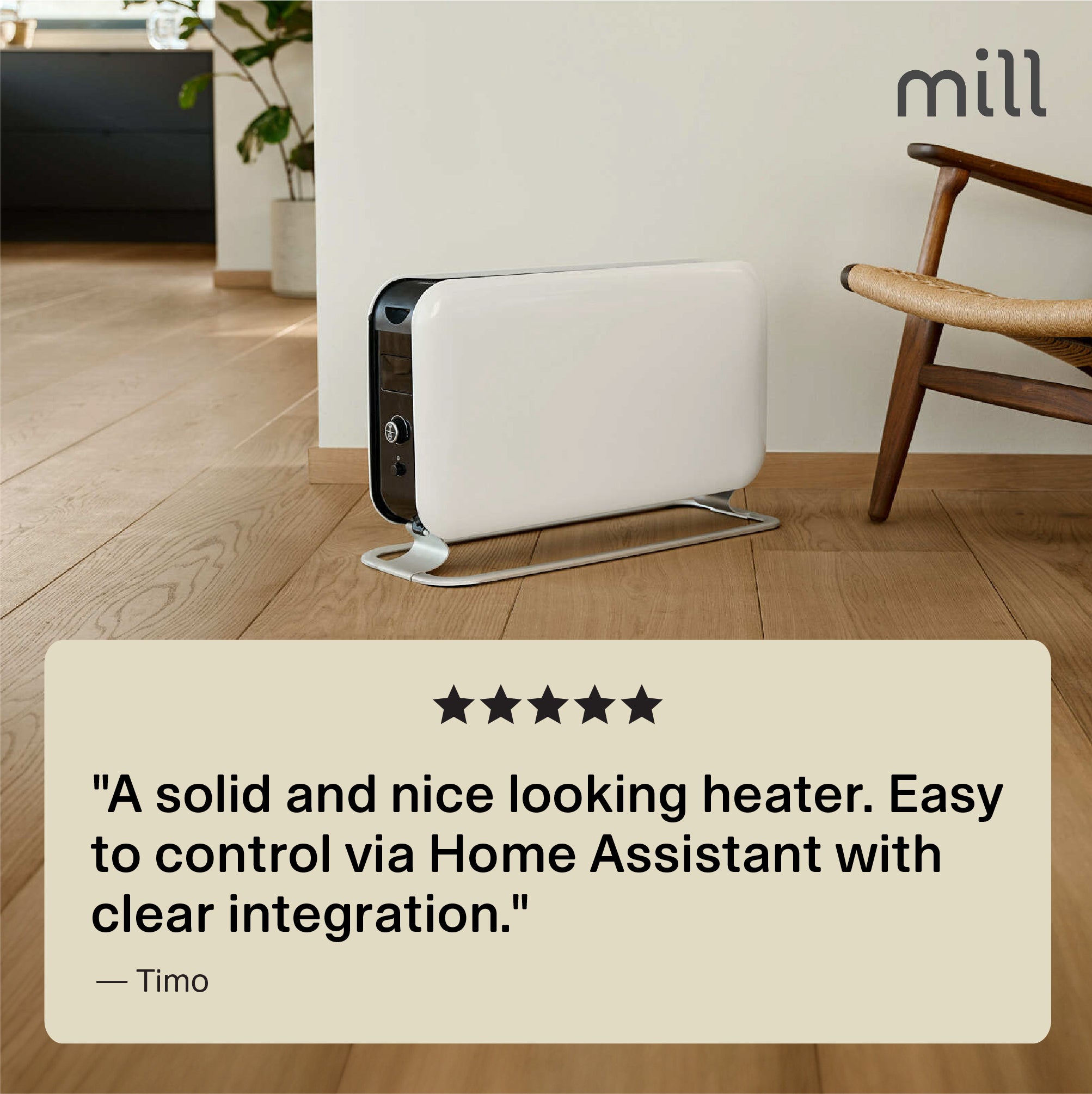 Mill WiFi Max Portable Heater 1500W White product image