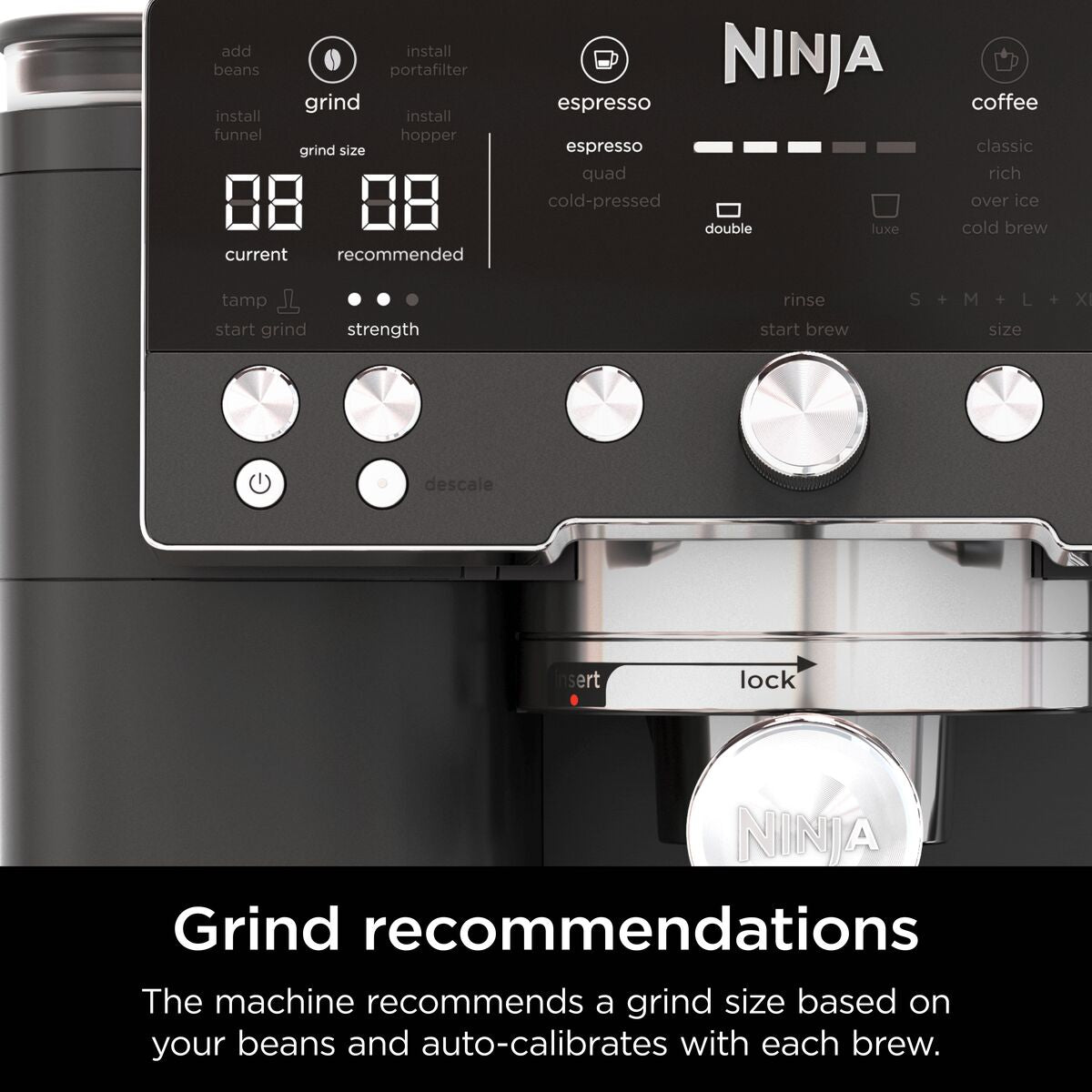 Ninja Luxe Cafe Premier Espresso Machine Black product image