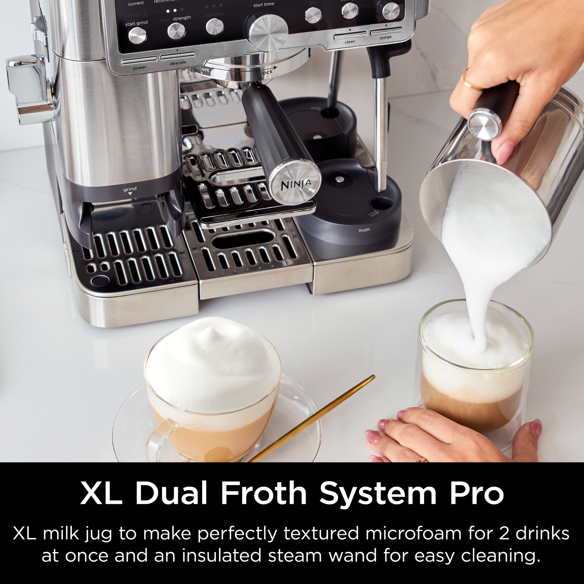 Ninja Luxe Cafe Pro Espresso Machine Black on Black product image