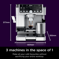 Ninja Luxe Cafe Pro Espresso Machine Black on Black product image