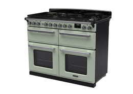 Rangemaster Estel Deluxe 110cm Dual Fuel Range Cooker - Mint with Chrome Trim | ESDLB110DFPMNT/CM1