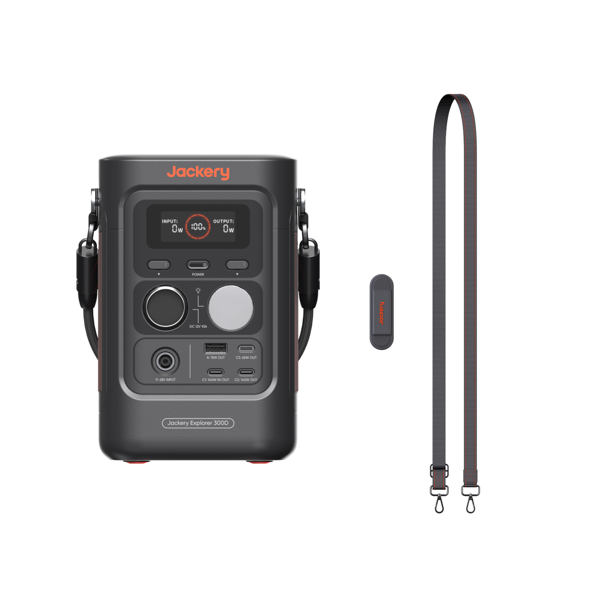 Jackery Adjustable Carry Strap for Explorer 300D - verified product image 1