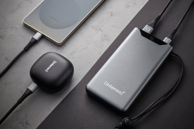 Intenso F10000 10000mAh 20W Power Bank - Grey - view 2