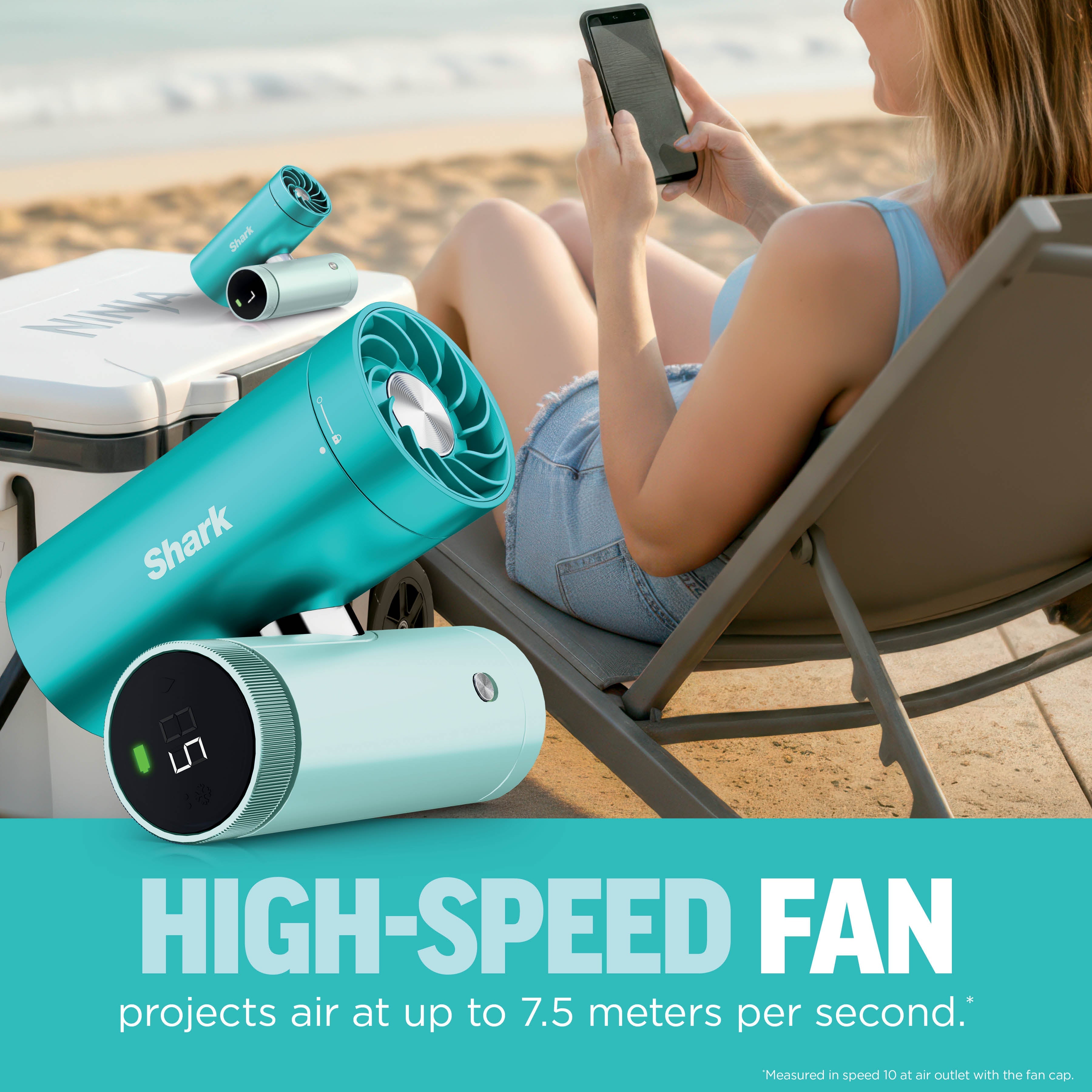 Shark ChillPill 3-in-1 Fan, Mist & InstaChill System Glacier product image