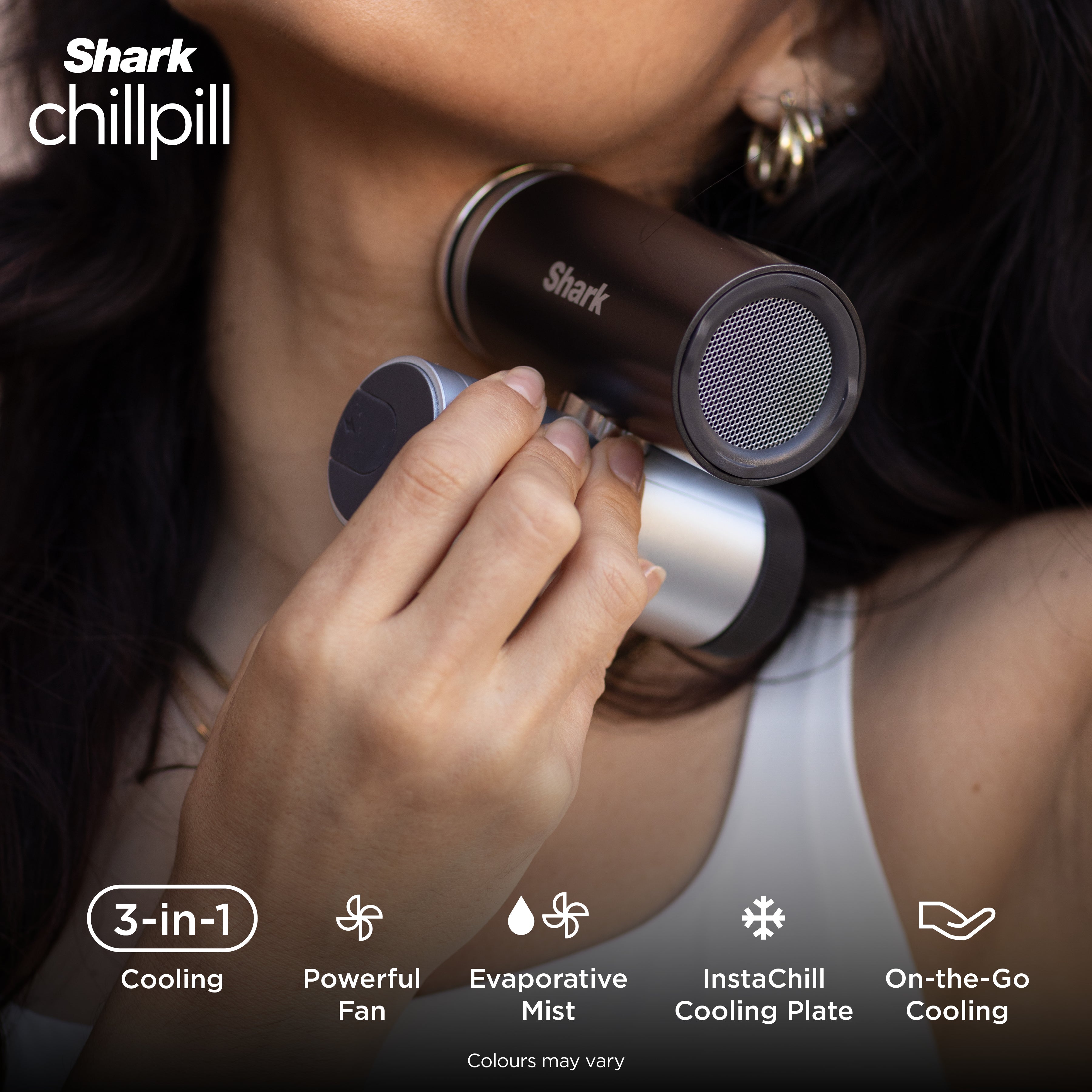 Shark ChillPill 3-in-1 Fan, Mist & InstaChill System Carbon product image