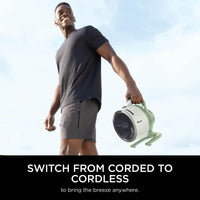 Shark FlexBreeze HydroGo Misting Fan Mint Green product image