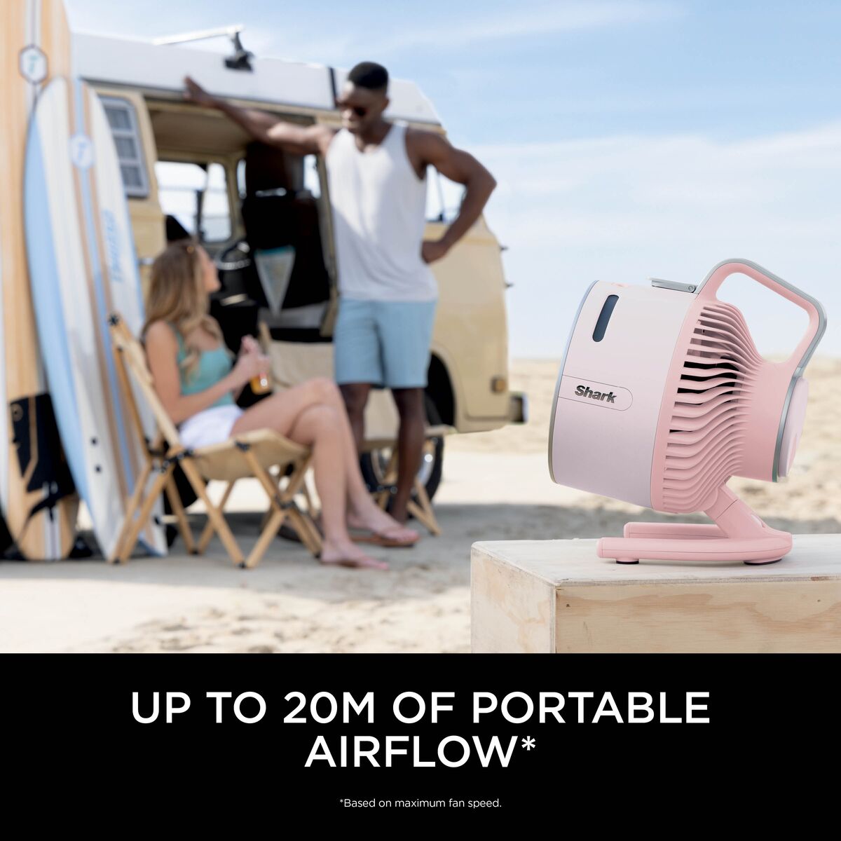 Shark FlexBreeze HydroGo Misting Fan Quartz product image