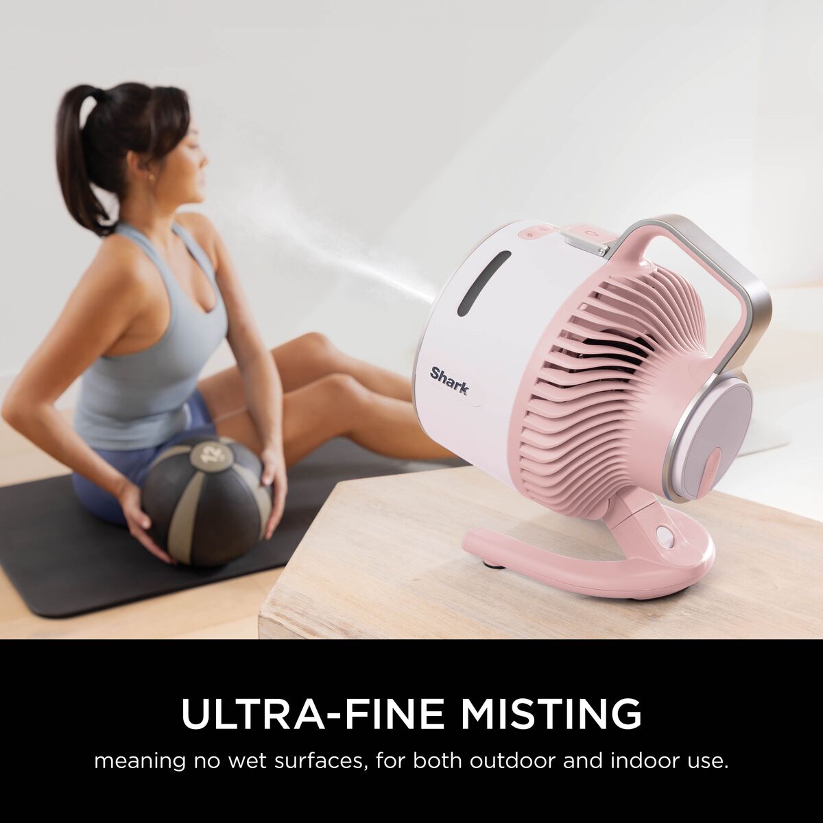 Shark FlexBreeze HydroGo Misting Fan Quartz product image
