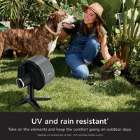 Shark FlexBreeze TableMate High-Velocity Tabletop Fan Winter Fog product image