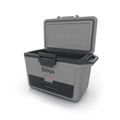 Ninja FrostVault 47L Hard Cooler with Dry Zone - Slate Grey - angled view