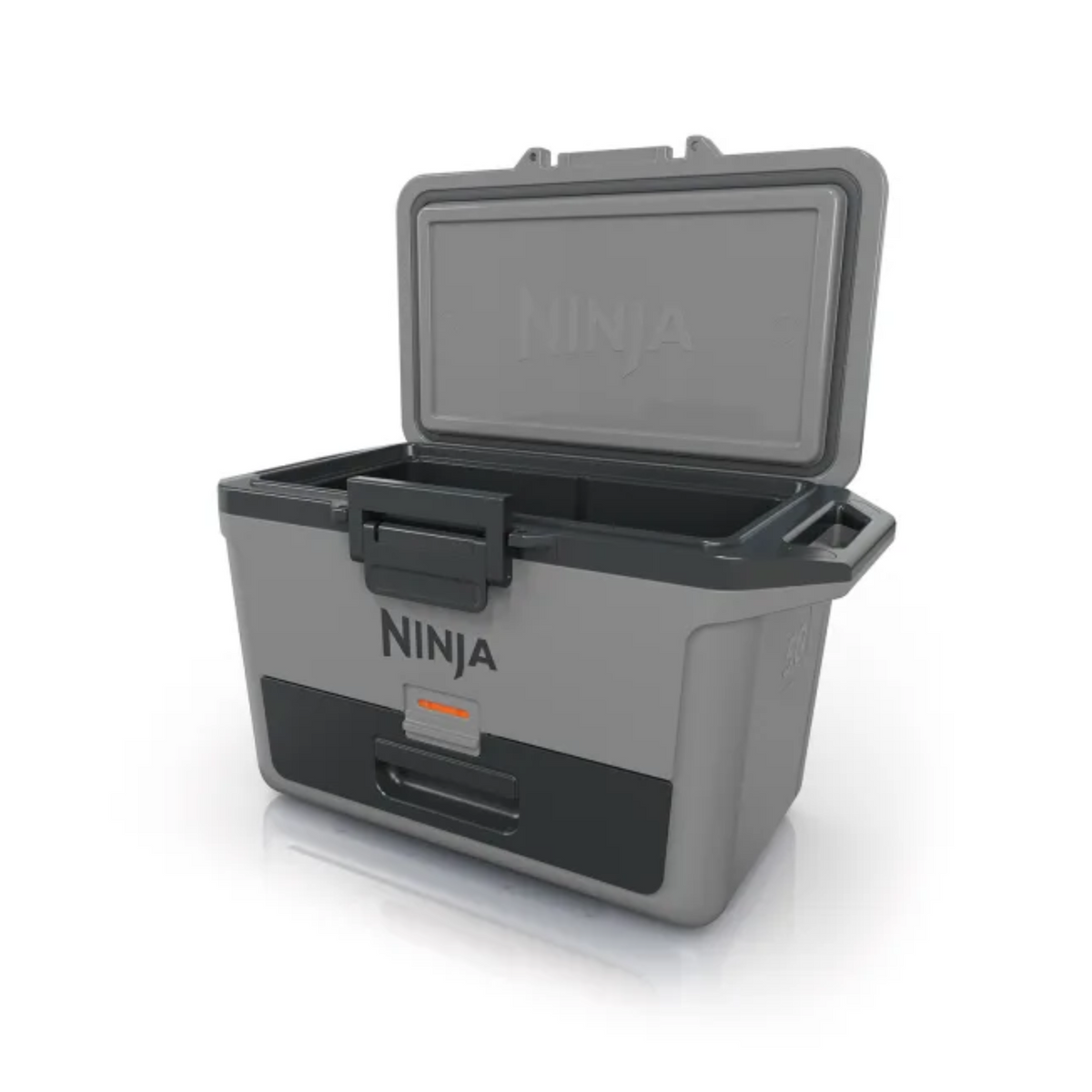 Ninja FrostVault 47L Hard Cooler with Dry Zone - Slate Grey - angled view