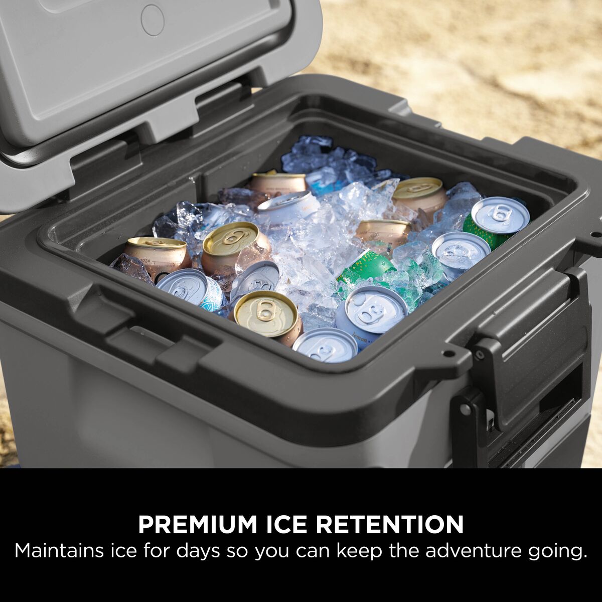 Ninja FrostVault 30QT/28L Wheeled Cooler with Dry Zone Slate Grey product image