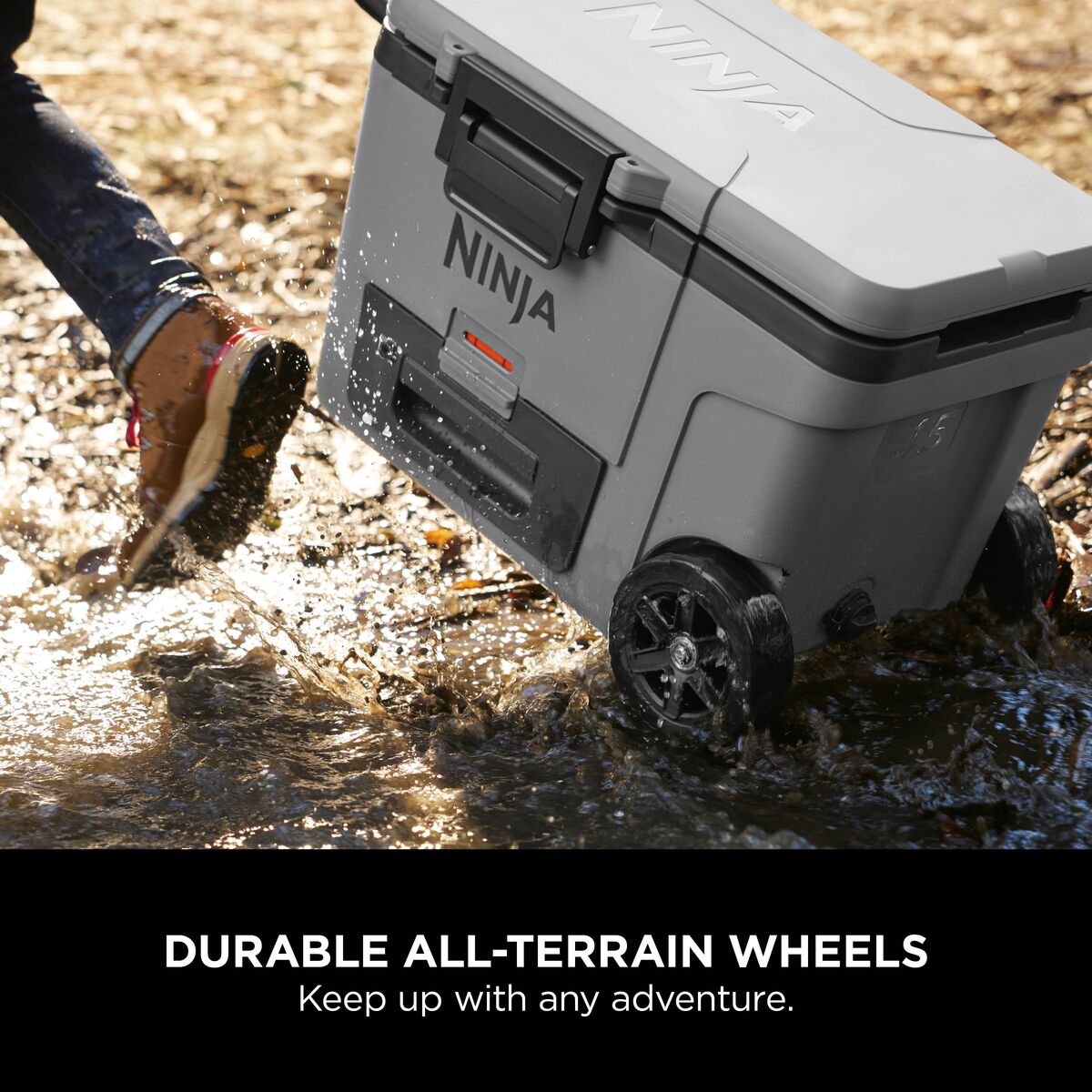 Ninja FrostVault 45QT/42L Wheeled Cooler with Dry Zone Slate Grey product image