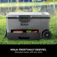 Ninja FrostVault 65QT/61L Wheeled Cooler with Dry Zone Slate Grey product image