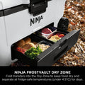 Ninja FrostVault 65QT/61L Wheeled Cooler with Dry Zone Cloud White product image