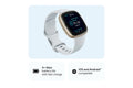 Fitbit Sense 2 - Advanced Health Smartwatch with cEDA Stress Sensor & GPS - Blue Mist/Soft Gold | 79-FB521GLBM