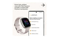 Fitbit Sense 2 - Advanced Health Smartwatch with cEDA Stress Sensor & GPS - Lunar White/Platinum | 79-FB521SRWT
