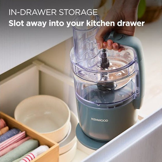 Kenwood MultiPro Go 1.3 L Super‑Compact Food Processor | FDP22.130GY