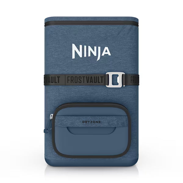 Ninja FrostVault Go 17L 24-Can Backpack Soft Cooler Lakeshore Blue product image