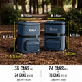 Ninja FrostVault Go 17L 24-Can Backpack Soft Cooler Lakeshore Blue product image