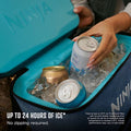 Ninja FrostVault Go 17L 24-Can Backpack Soft Cooler Lakeshore Blue product image