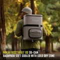 Ninja FrostVault Go 23L 36-Can Backpack Soft Cooler Birch Beige product image