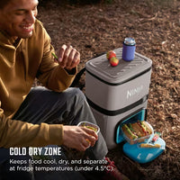 Ninja FrostVault Go 23L 36-Can Backpack Soft Cooler Birch Beige product image