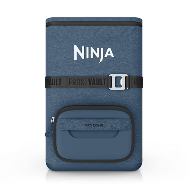 Ninja FrostVault Go 23L 36-Can Backpack Soft Cooler Lakeshore Blue product image