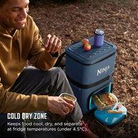 Ninja FrostVault Go 23L 36-Can Backpack Soft Cooler Lakeshore Blue product image