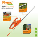 Flymo EasiCut 450 Electric Hedge Trimmer | 970546201 Flymo Hedge Trimmer Euronics Ireland