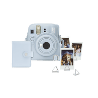 FUJIFILM instax mini 13 Accessory Kit Frost Blue - accessory kit overview; camera shown for illustration and sold separately