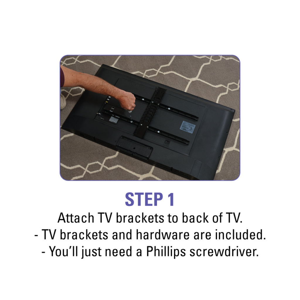 SANUS VuePoint Swivel TV Base 32"-65" - official product image