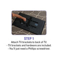 SANUS VuePoint Swivel TV Base 32"-65" - official product image