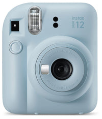 FUJIFILM instax mini 12 Instant Camera Pastel Blue - front view