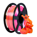 Flashforge PLA Silk Dual Color 3D Printing Filament 1.75mm 1kg - Pink & Yellow - 1kg spool