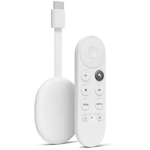 Google Chromecast HD With Google TV White | GA03131-GB