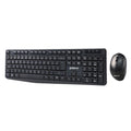 Groov-e Wireless Full-Size Keyboard and Mouse Set Black product image