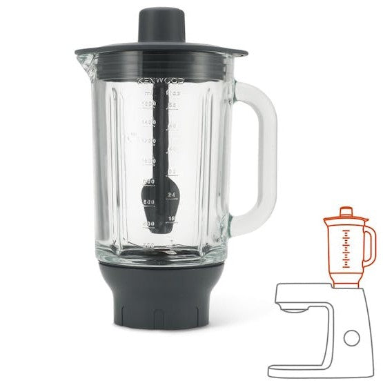 Kenwood ThermoResist Glass Blender Attachment Kitchen Gadgets