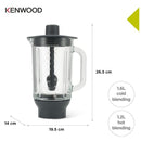 Kenwood ThermoResist Glass Blender Attachment | KAH359GL